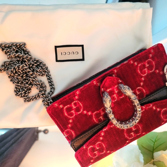 ***SOLD*** Authentic Gucci Dionysus Velvet Mini Bag - Picture 8 of 8